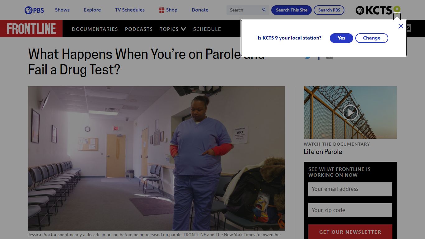 What Happens When You’re on Parole and Fail a Drug Test? - PBS